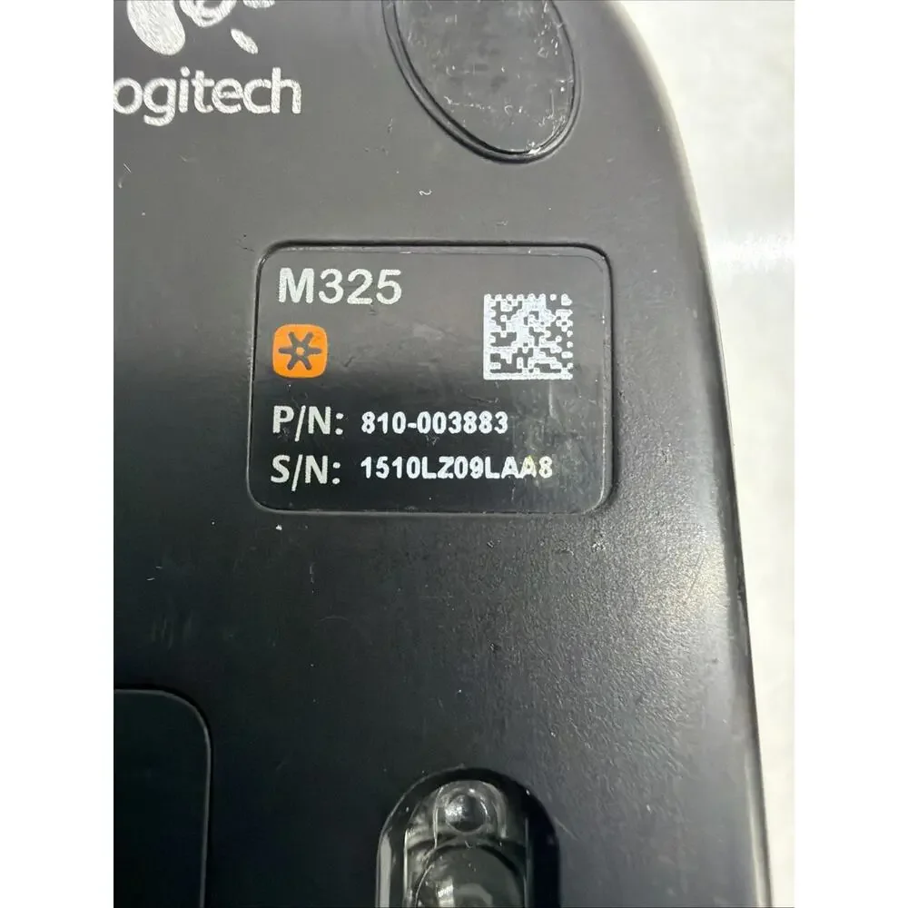 LOT Of 3 Logitech M325Wireless Mouse w/o Unifying Receiver Free Shipping